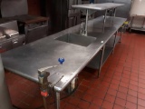K- Prep Table with Sink