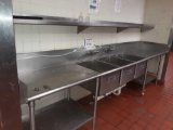 K- (3) Sink Stainless Steel with Side Tables