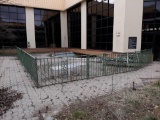 O- Metal Wrought Iron Pool Enclosure with (2) Gates