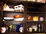 K- Contents of (3) Kitchen Cabinets