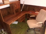 B- Desk with Attached Lighting