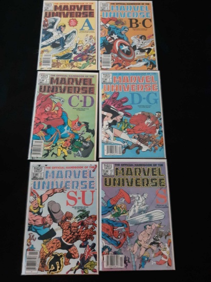 (6) Marvel Universe Comic Books