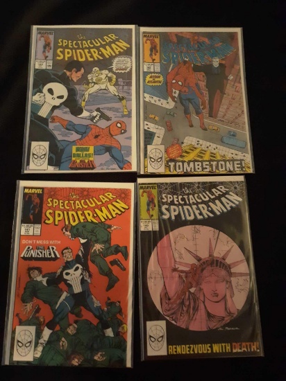 (4) Spider-Man Comic Books