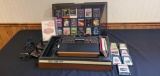 Vintage Atari 2600 with Controller, Games, and Manuals