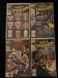 (4) Web of Spider-Man Comic Books