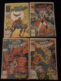 (4) Web of Spider-Man Comic Books