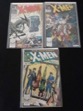 (3) #233, 235, 236 Uncanny X-MEN Comic Books