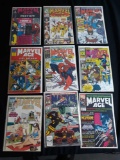(9) Marvel Age Comic Books