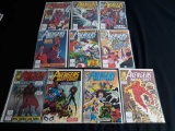 (10) Avengers West Coast Comic Books