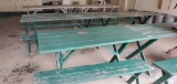 Greenhouse- (6) Picnic Tables w benches