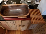 FR- Wood Kitchen Bowl and Serving Tray
