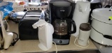 K- (5) Toaster, coffee pot, coffee maker, can opener, coffee mill