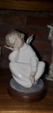 FR- Lladro Figurine on stand