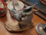 FR- Franklin Mint Bird on wood