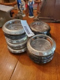 FR- 14 Sterling Silver Coasters