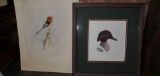 B- (3) Bird prints