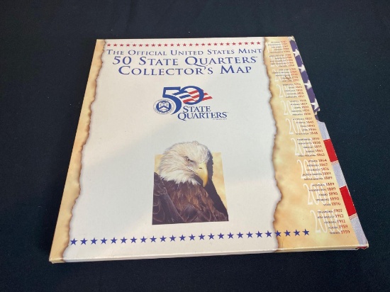 50 State Quarters Collectors Map