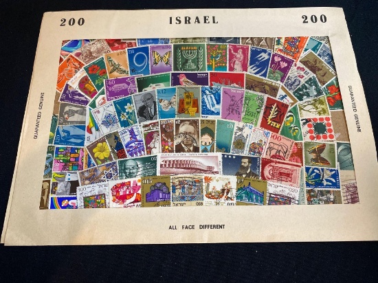 Israel Stamp Poster
