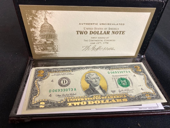 (9) United States of American Two Dollar Notes