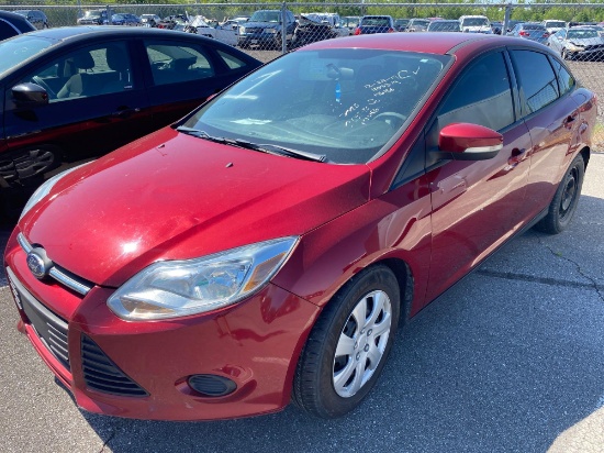 2013 Red Ford Focus