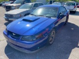 2003 Blue Ford Mustang