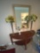 HW- Hydrangas Vases, Framed Mirror, Sofa/Wall Table