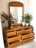 B1- Dresser and Mirror with Decorations