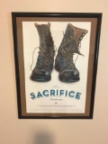 O- WWII Sacrifice Framed Poster