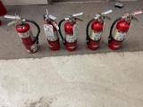 W- (5) Small Fire Extinguishers