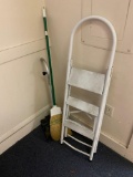 C- Step Ladder, Broom