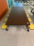 Cafe- 16 Seat Cafeteria Table