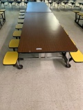 Cafe- 16 seat Cafeteria Table