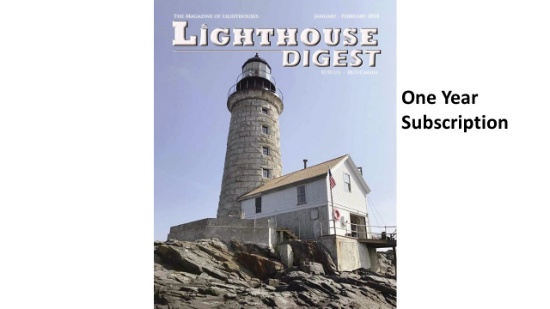 1 Year of Gift Certificates for Lighthouse Digest