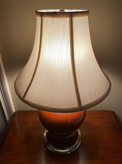 U- Orange Nightstand Lamp