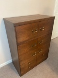 U- Pair of Wood Dressers