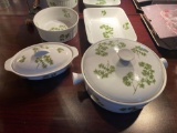 DR- Set of Parsley Oven to Table Cookware