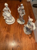 F- Lot of (3) Ceramic Figurines