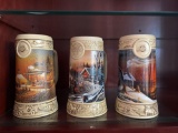 LR- Miller Beer Steins