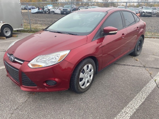 2013 Red Ford Focus