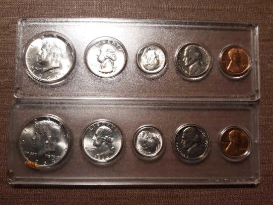 (2) 1964 Silver Coin Sets