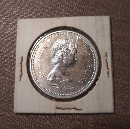 1973 Canada Mountie Silver Dollar