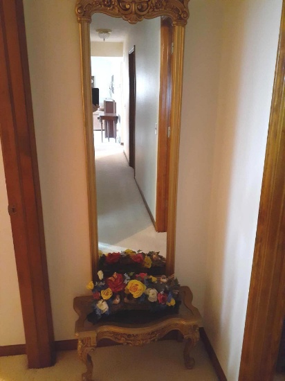 Hallway- Mirror and Bench Set