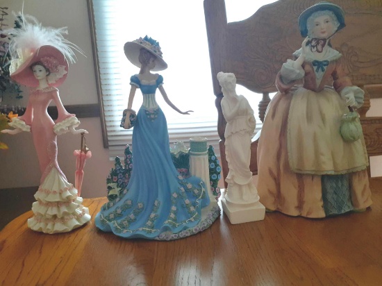 K- (4) Assorted Figurines