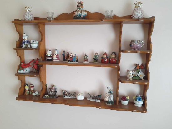 K- Wall Hanging Display with Figurines