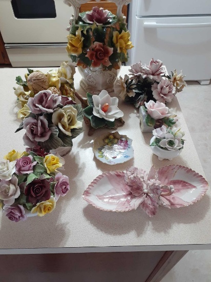 K- Porcelain Faux Flowers