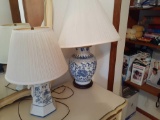 B2- (2) Porcelain Lamps