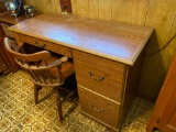 K- Sauder Wood Desk and Chair