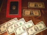 1971 Proof Silver Dollar, Paper Money