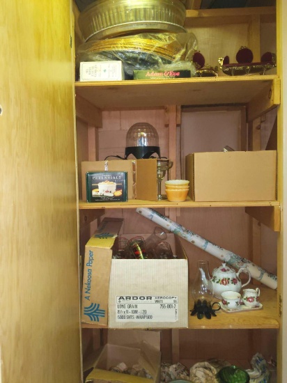 B- Contents of (4) Shelves