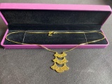 Vivir World Japanese Elegance Collection Gold Necklace